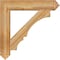 Ekena Millwork Balboa Arts & Crafts Rough Sawn Bracket, Western Red Cedar, 6"W x 36"D x 36"H BKT06X36X36BOA03RWR - alternate 3